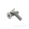 Stainless steel SUS304 hex socket flat head screw